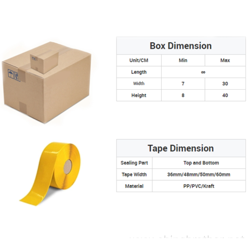Brother Small Box Tape Carton Sealer Case Sealer